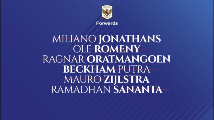 旺财28官网-印尼最新一期名单:伊泽斯、迪克斯、小赖因德斯等多名归化入选